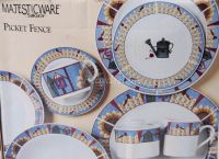 Sakura Picket Fence Leslie Beck Majesticware 44pc Setting NEW